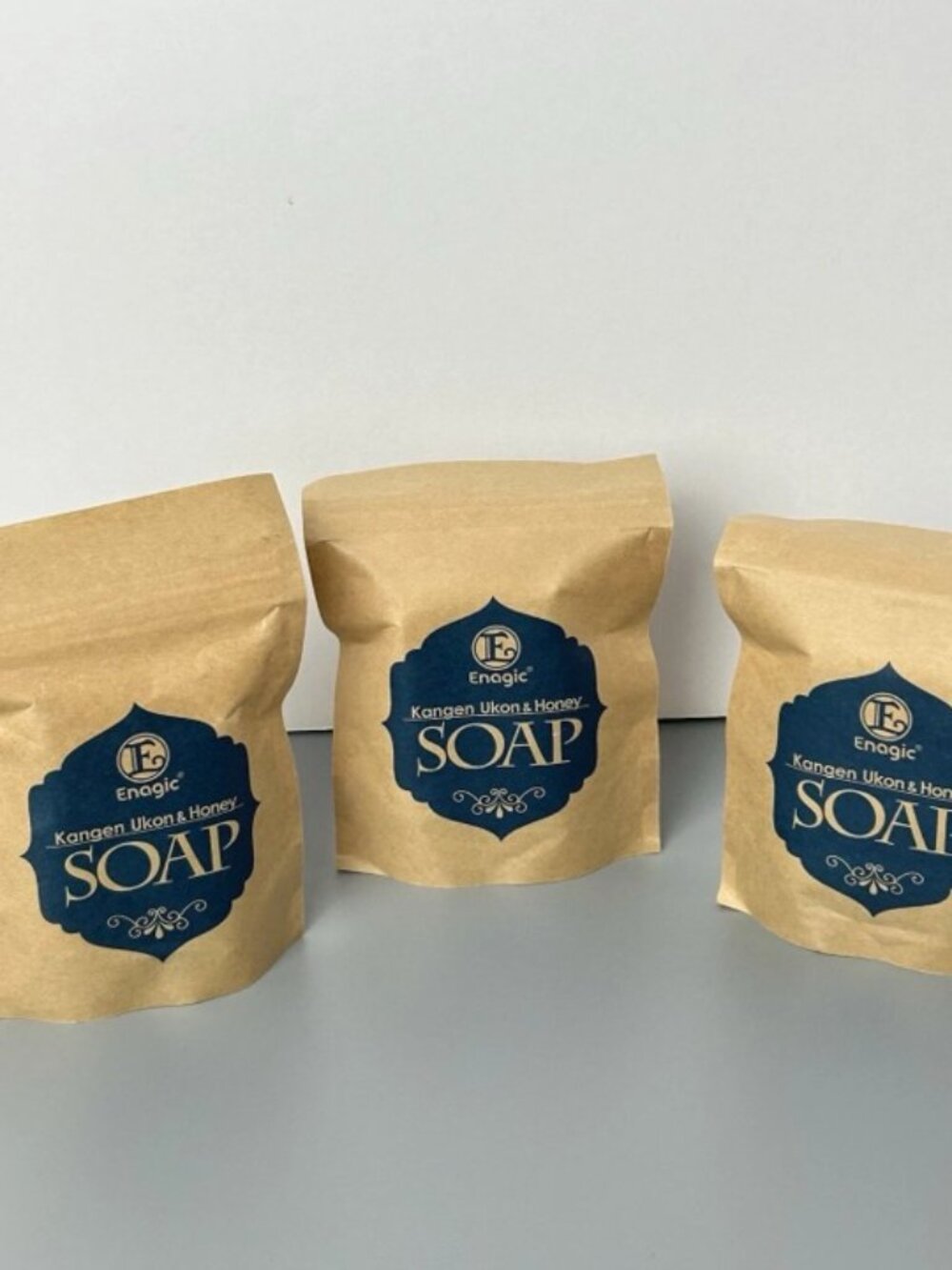 Enagic Kangen Ukon & Honey Natural Soap 3 Bars 3oz Bars or (80g)/bar - New